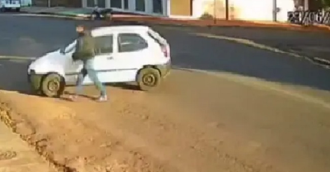 Ladrão azarado: homem furta carro e veículo quebra na sequência em cidade do PR