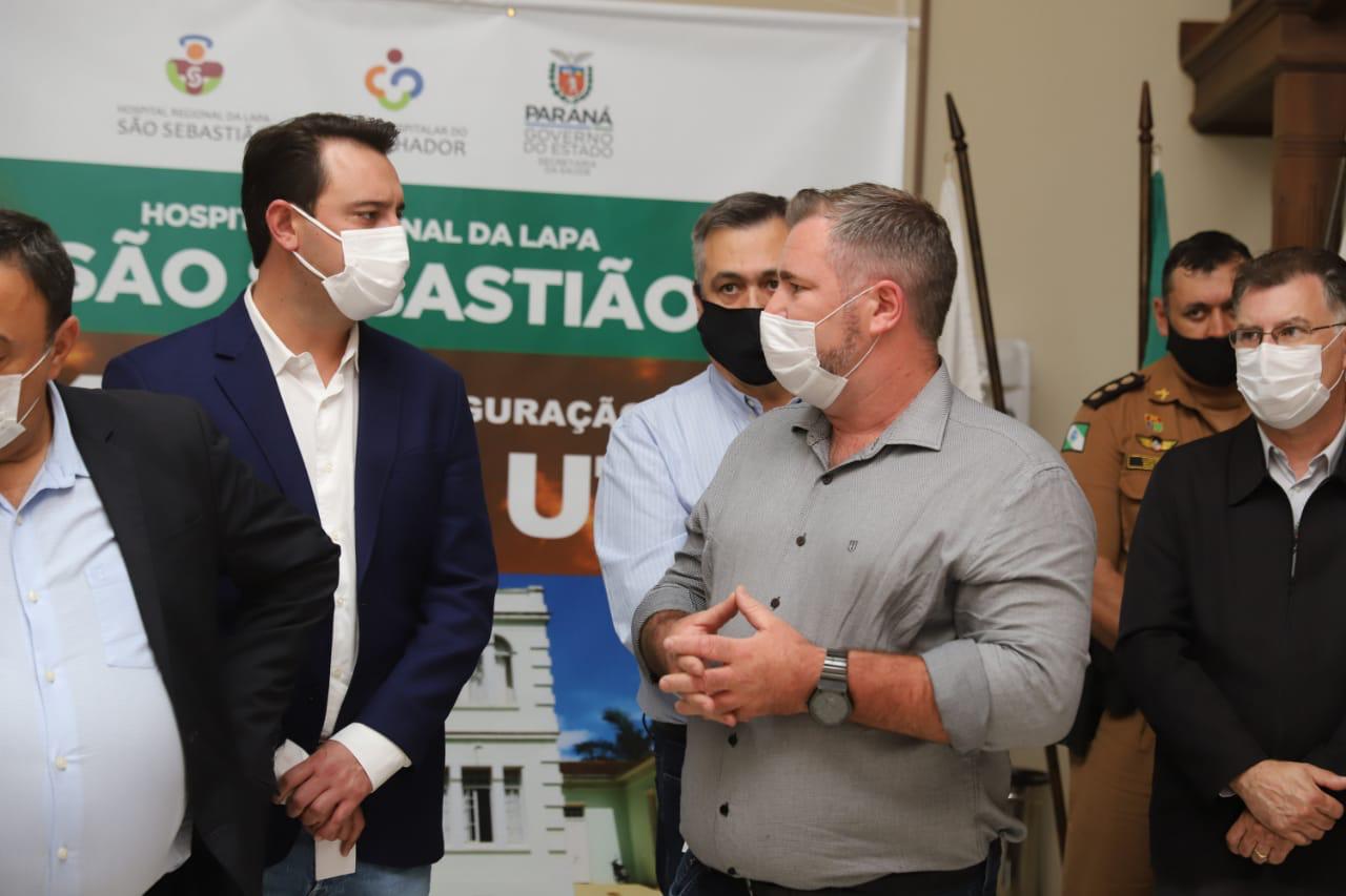 Lapa recebe 6 UTIs exclusivas para Covid-19 e Bacil cita atendimento regional