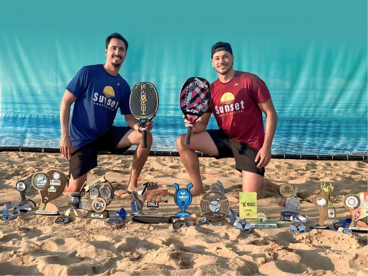 Esporte: atletas de Beach Tennis de São Mateus do Sul se destacam em competições