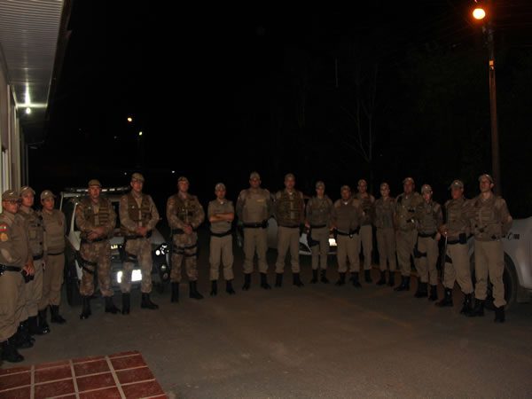 Polícia Militar do Planalto Norte realiza operação regional