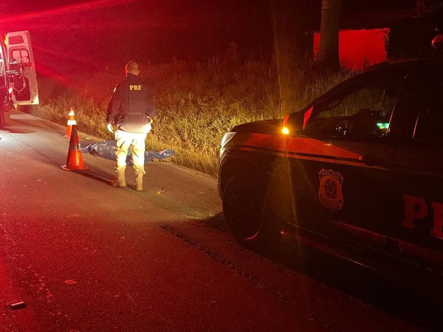 Homem de 51 anos morre após ser atropelado na rodovia BR-153