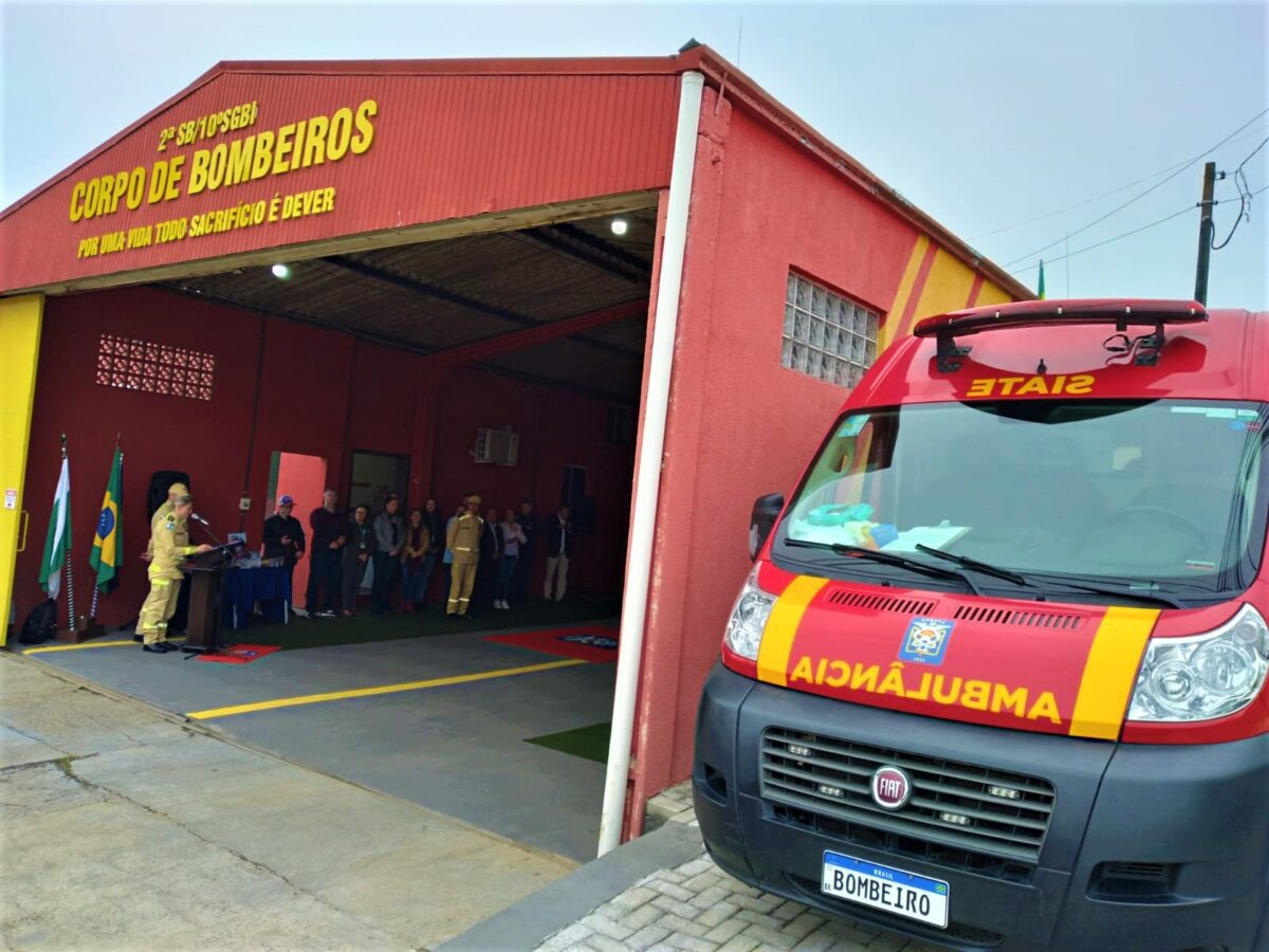 Corpo de bombeiros de São Mateus do Sul agora conta com o  Siate