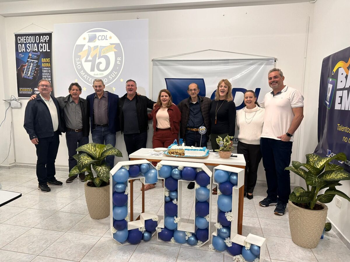 CDL de São Mateus do Sul celebra 45 anos de história e conquistas