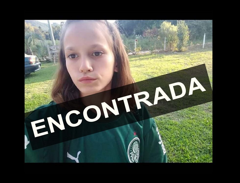 Menina de 13 anos que estava desaparecida foi encontrada pela família