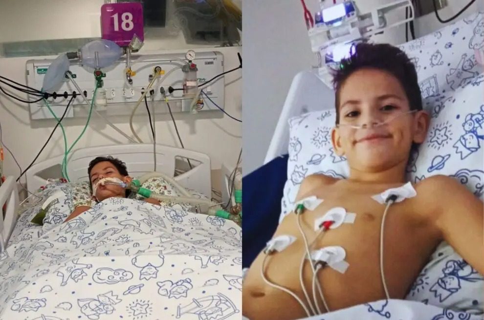 Menino de 10 anos, que estava a espera de um coração, passa por cirurgia de oito horas