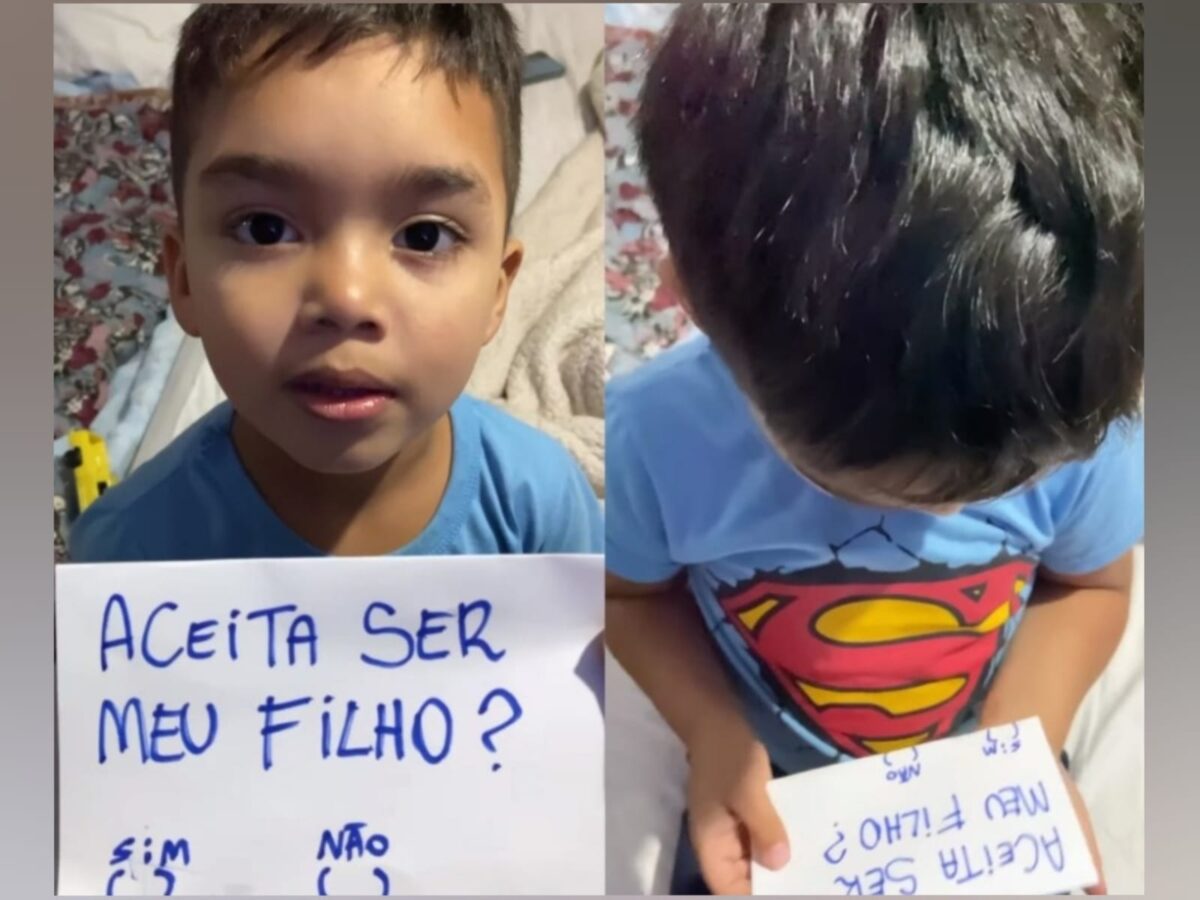 “Aceita ser meu filho?”: pedido de adoção de paranaense viraliza