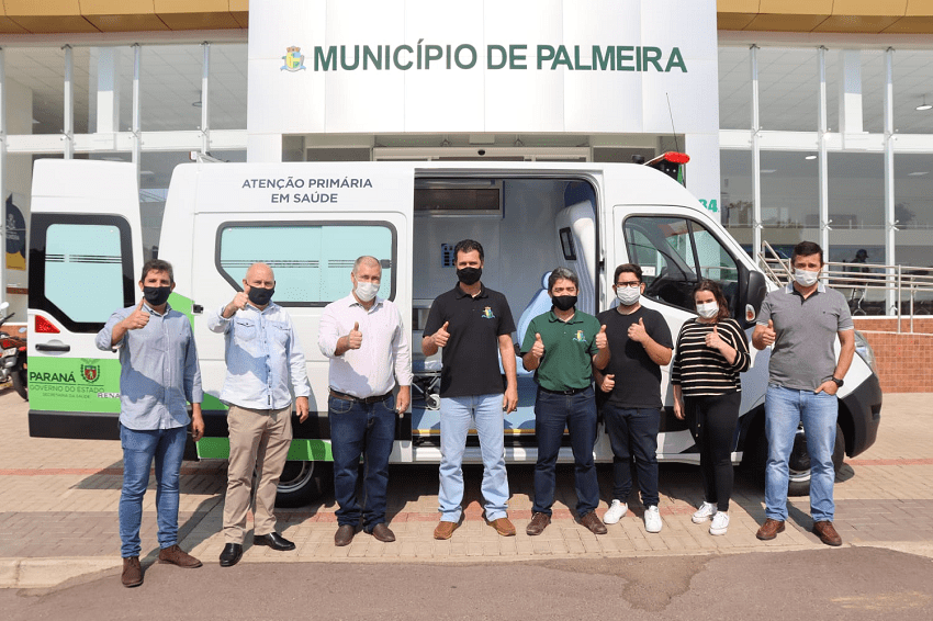 Deputado Bacil formaliza entrega da 1ª ambulância da atual gestão em Palmeira