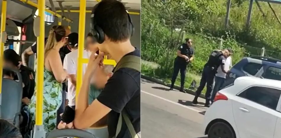 Idoso é preso suspeito de importunação sexual contra criança dentro de ônibus
