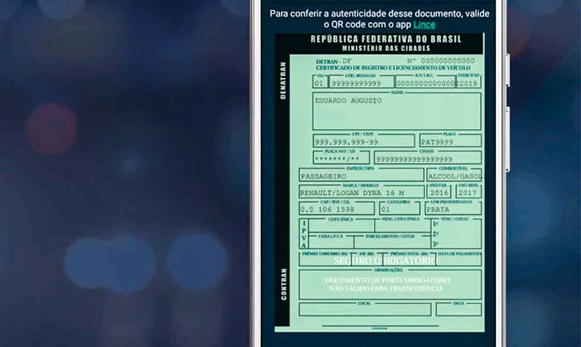 Contran autoriza documentos digitais para os veículos