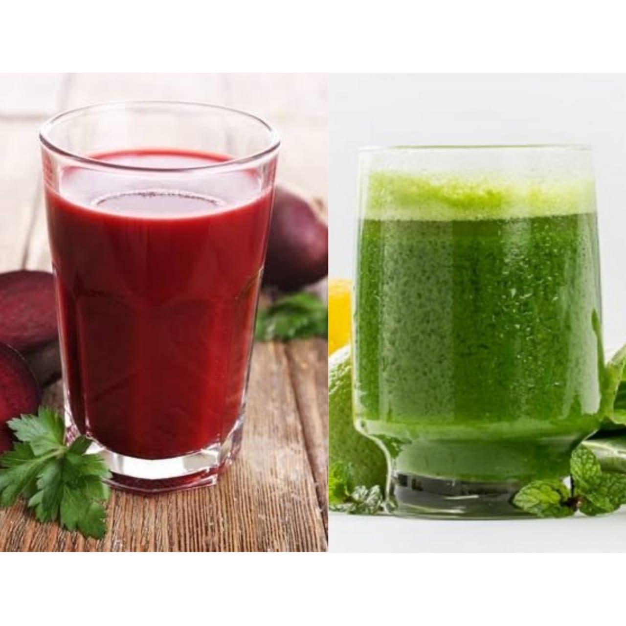 Aprenda a fazer Suco Detox Vermelho e Shake Verde