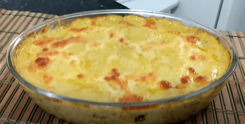 Receita Gratinado de Frango com Molho de Ricota