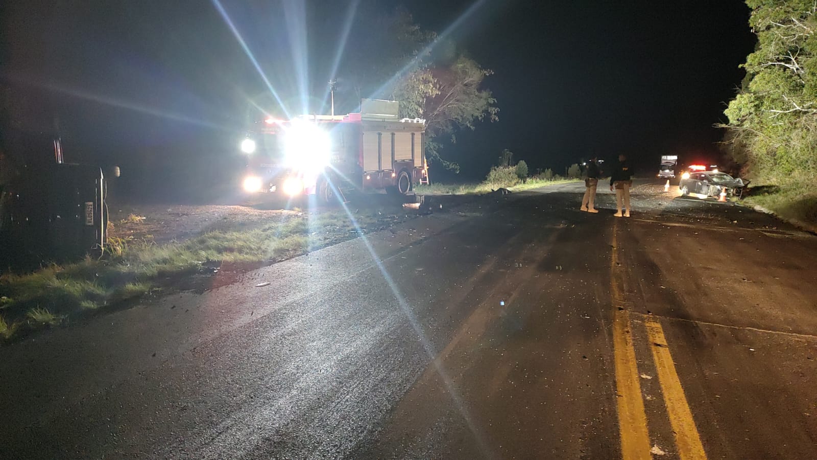 Idoso falece em acidente de trânsito na BR-280 em Irineópolis