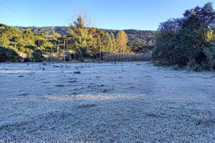 Cidade de SC registra sensação térmica de -9ºC nessa sexta-feira, segundo Inmet