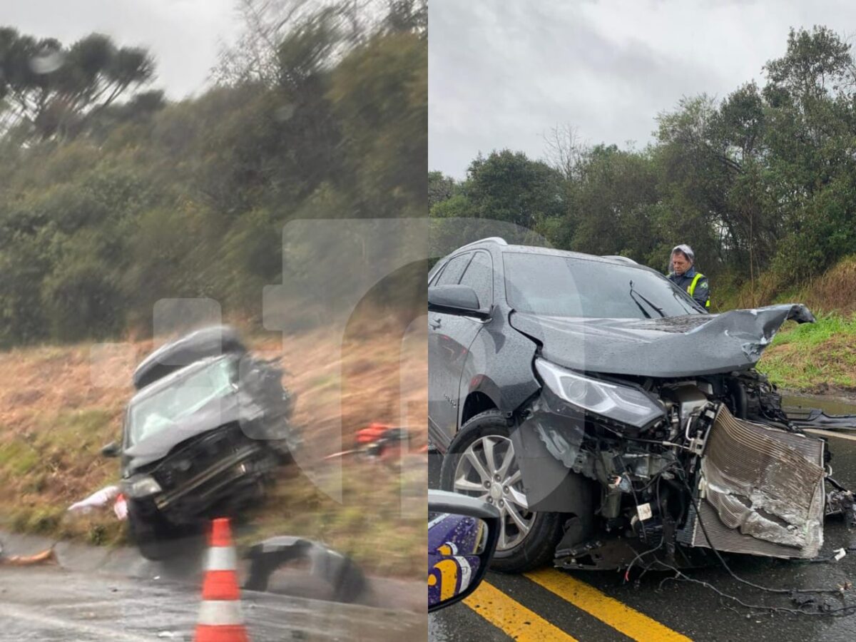 Atualização: colisão frontal na BR-277 na manhã desta segunda-feira (29) termina com duas mortes