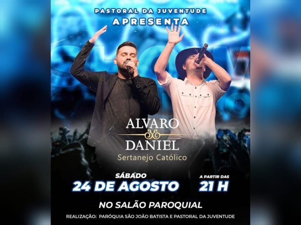 Álvaro e Daniel farão show sertanejo católico em São João do Triunfo; confira os detalhes