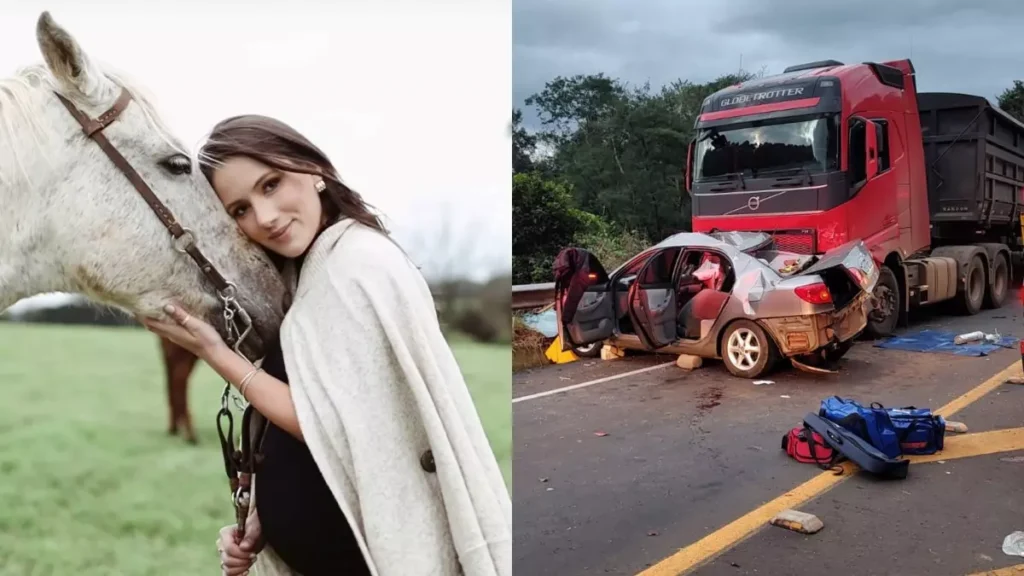 Jovem grávida morre em acidente de trânsito a 10 dias de dar á luz; marido sobreviveu