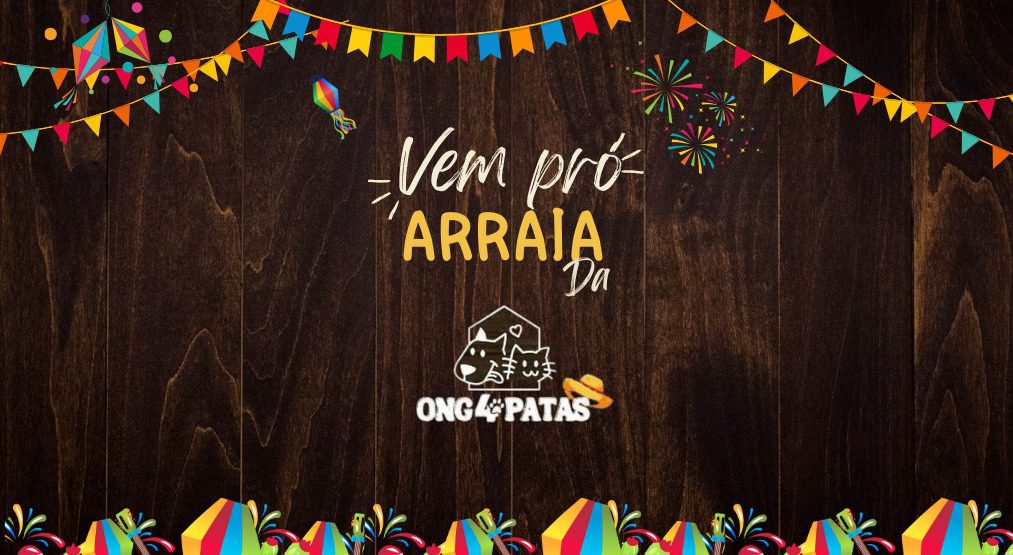 Arraiá da ONG 4 Patas promete diversão e solidariedade em São Mateus do Sul