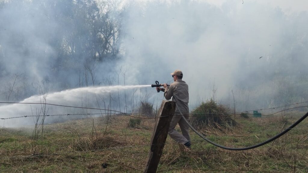 Alarmante: Bombeiros de São Mateus do Sul atendem dez ocorrências de incêndios em menos de uma semana