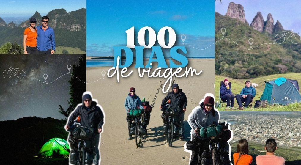 Confira a entrevista com o casal são-mateuense que vive há mais de 100 dias como cicloviajantes