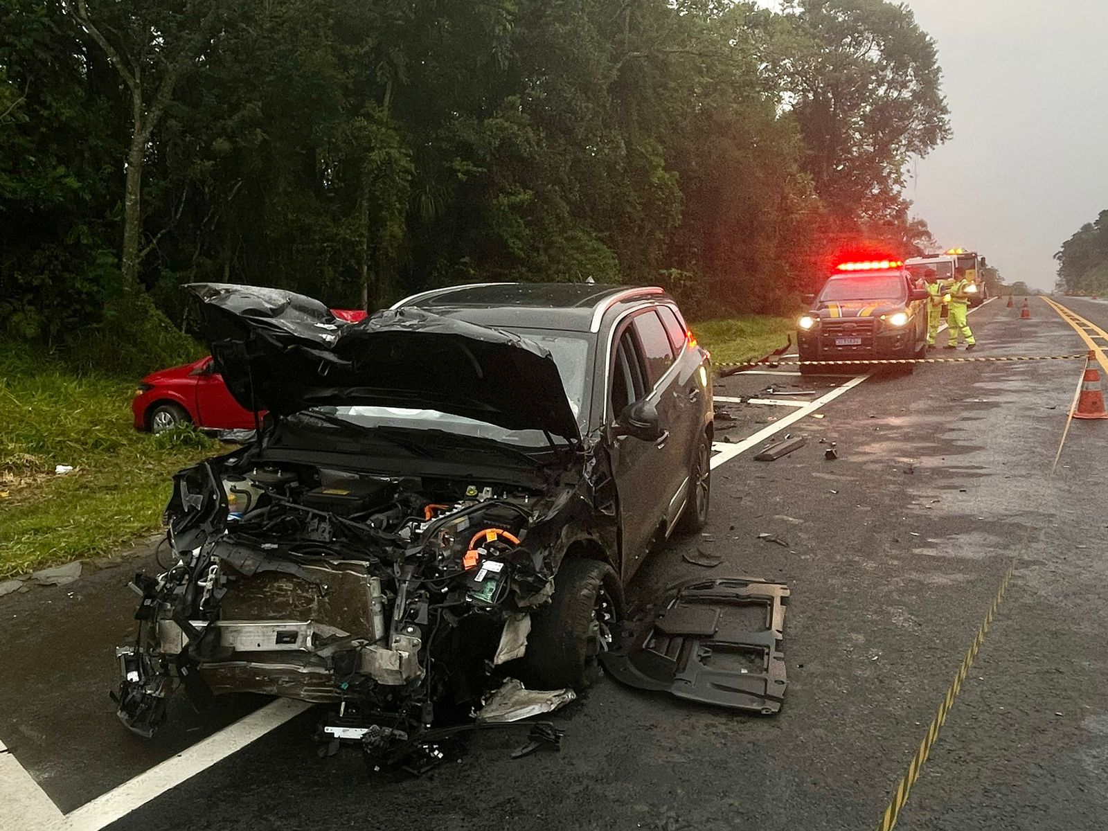 Motorista de 23 anos morre em acidente na BR-277, em Irati