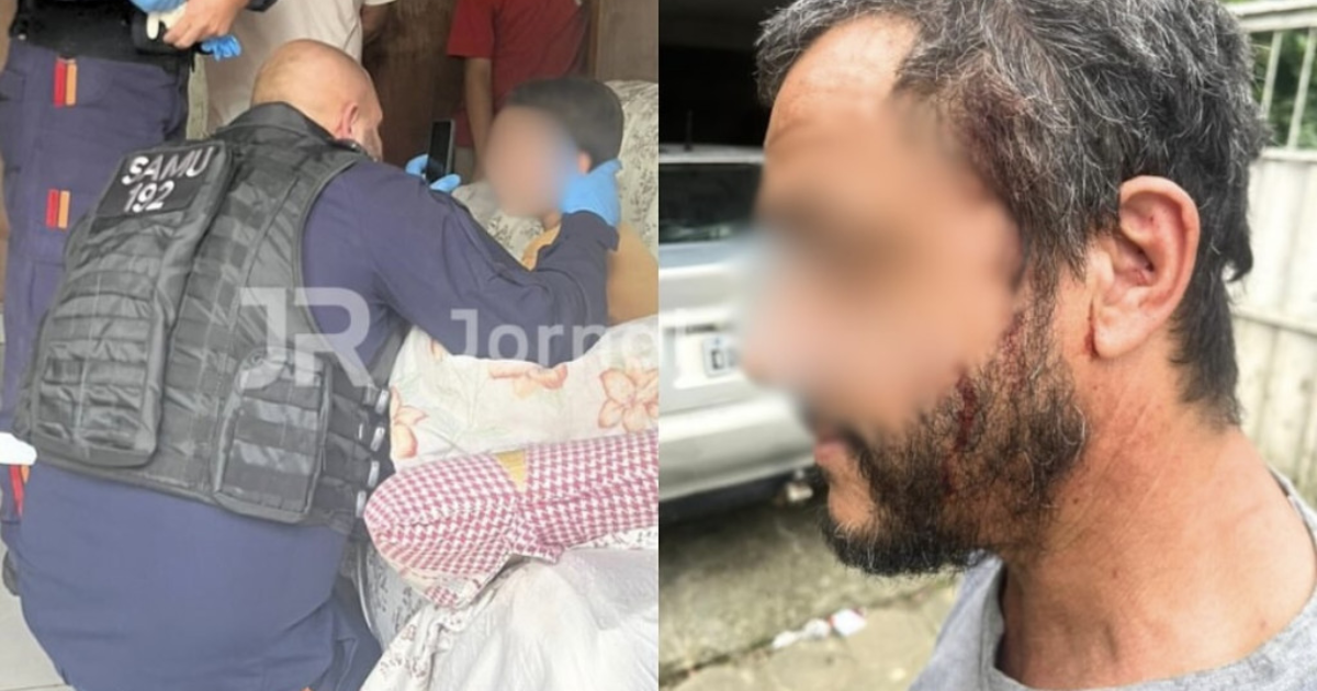 Homem se irrita com ‘drible’ de criança, derruba menino de 9 anos e chuta sua cabeça