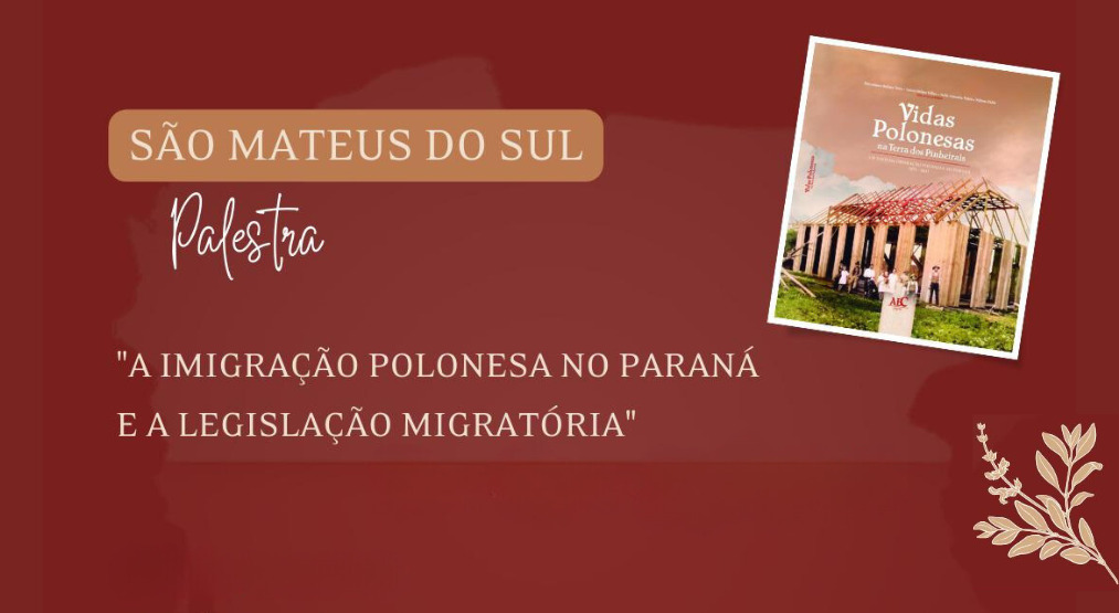 Cultura Polonesa em debate: palestra será realizada em São Mateus do Sul nesta Quarta-feira, 16