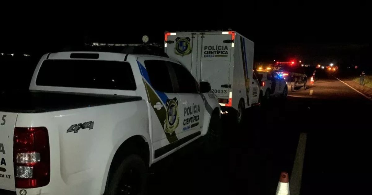 Homem de 28 anos morre atropelado na BR-277; motorista foge sem prestar socorro