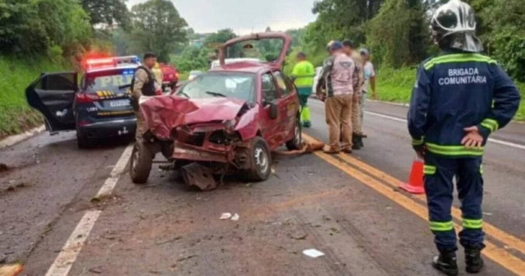 Após furtar veículo, homem morre em acidente na BR-277