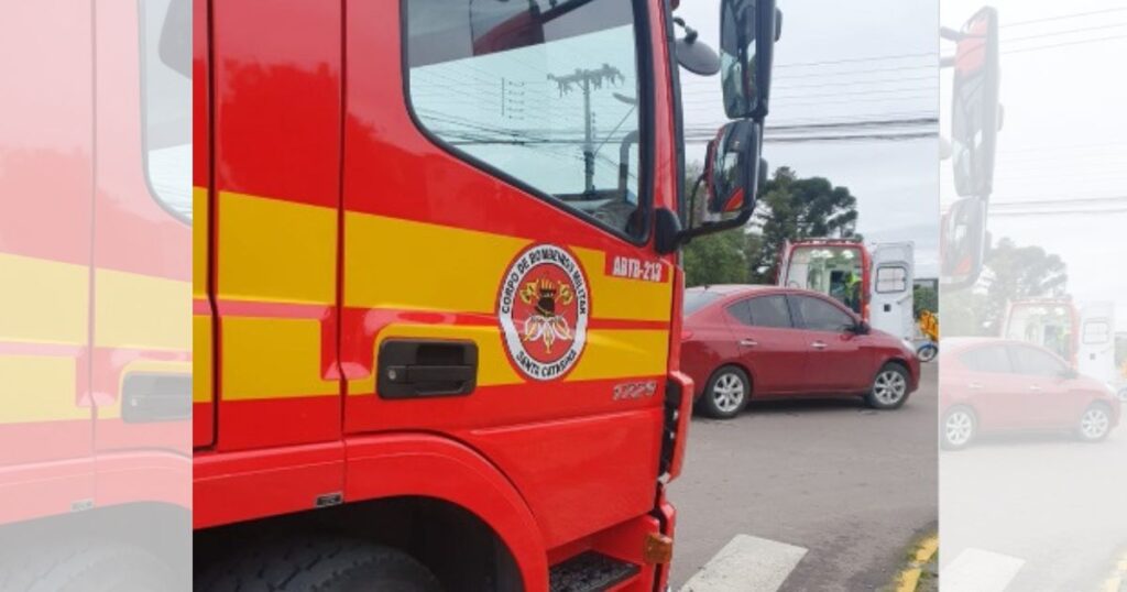 Criança é atropelada ao desembarcar de ônibus escolar em Bela Vista do Toldo