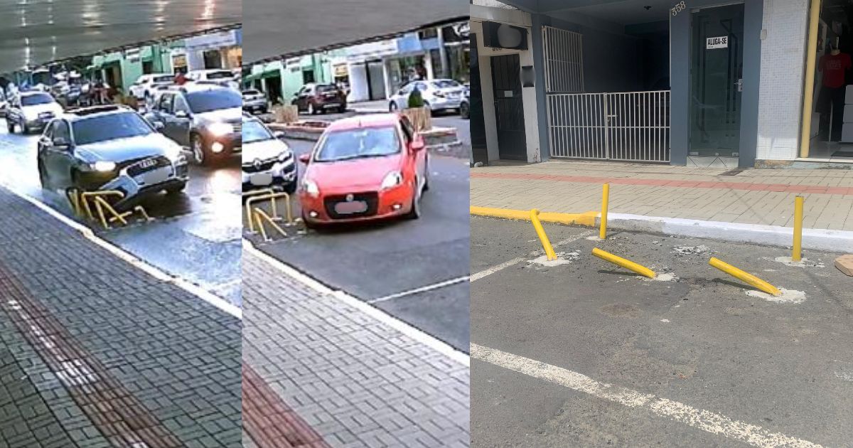 Nova instalação da prefeitura causa acidentes na avenida de São Mateus do Sul; veja vídeo