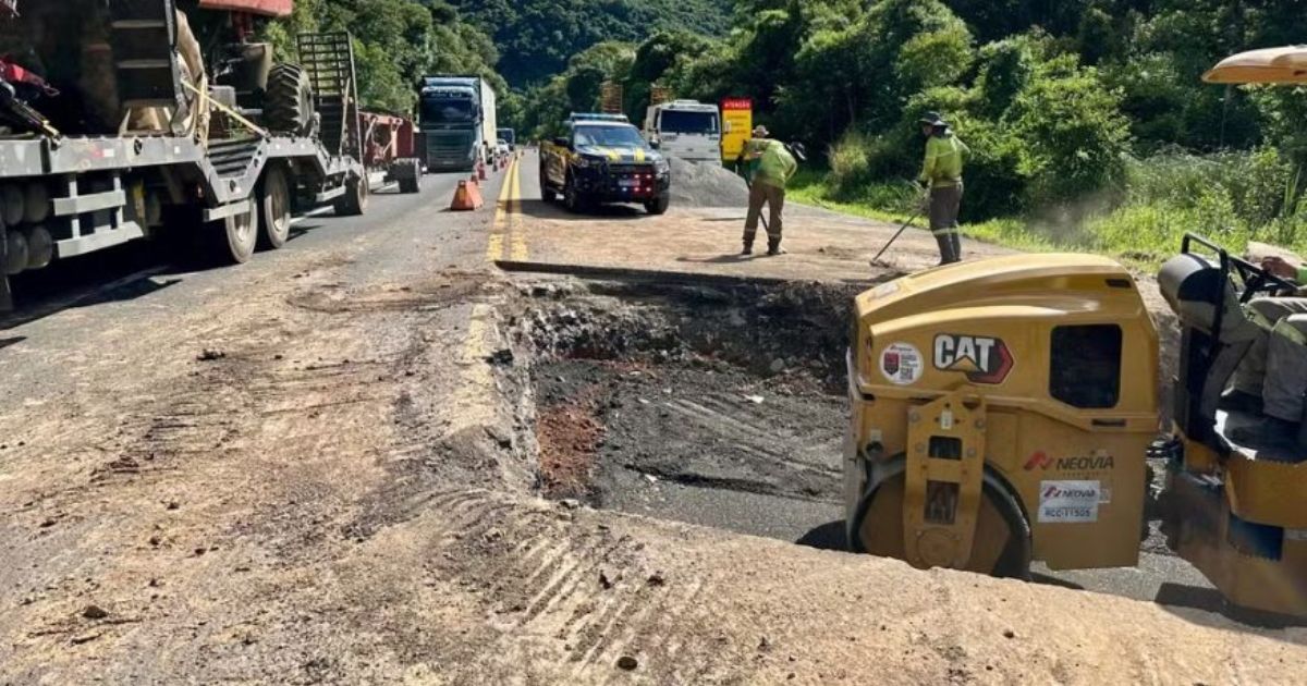 BR-277 entra em pare e siga sem previsão de liberação total no Paraná