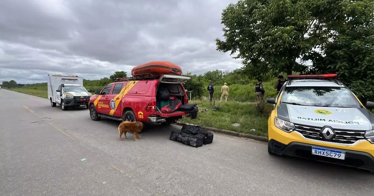 Crianças encontram homem que estava desaparecido morto dentro de córrego