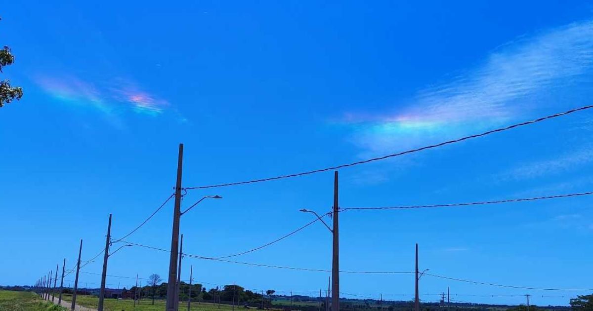 “Arco-íris de fogo”: entenda o fenômeno raro que foi visto no Paraná