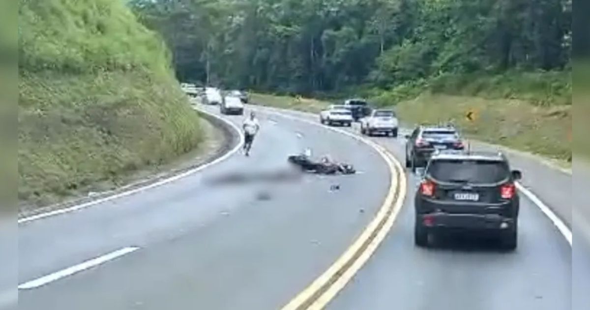 Casal morre em acidente com moto na rodovia BR-277, em Prudentópolis