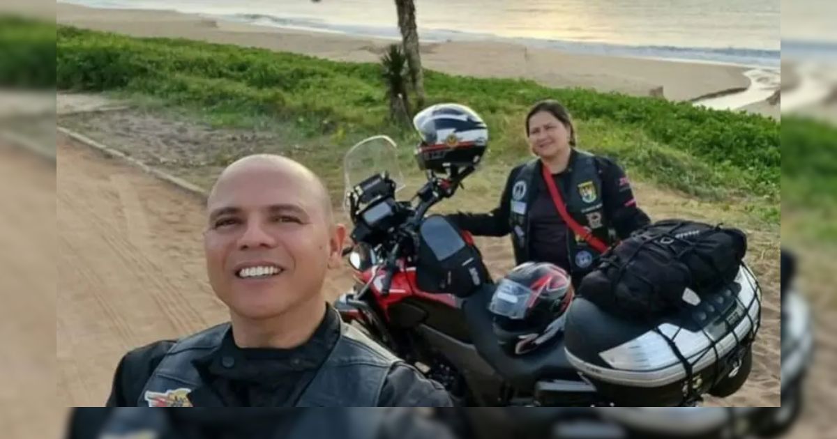 ‘De moto, você faz parte da paisagem’, casal que morreu na BR-277 em Prudentópolis realizava viagem pelo PR