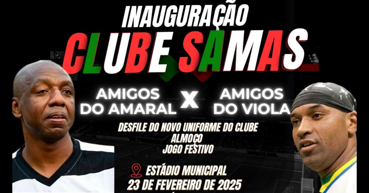 Estádio Municipal será palco do lançamento oficial do Samas Sport Club nesse domingo (23)