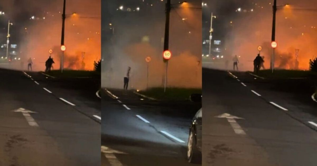 VÍDEO: Briga generalizada entre torcidas organizadas em PG deixa quatro feridos