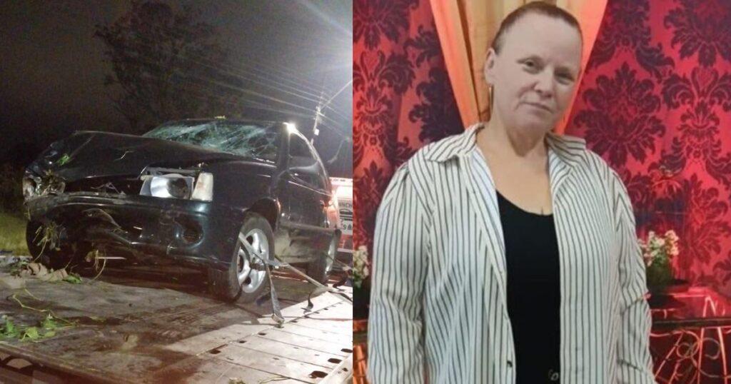 Professora de Três Barras morre em atropelamento; autor da colisão é detido com suspeita de embriaguez