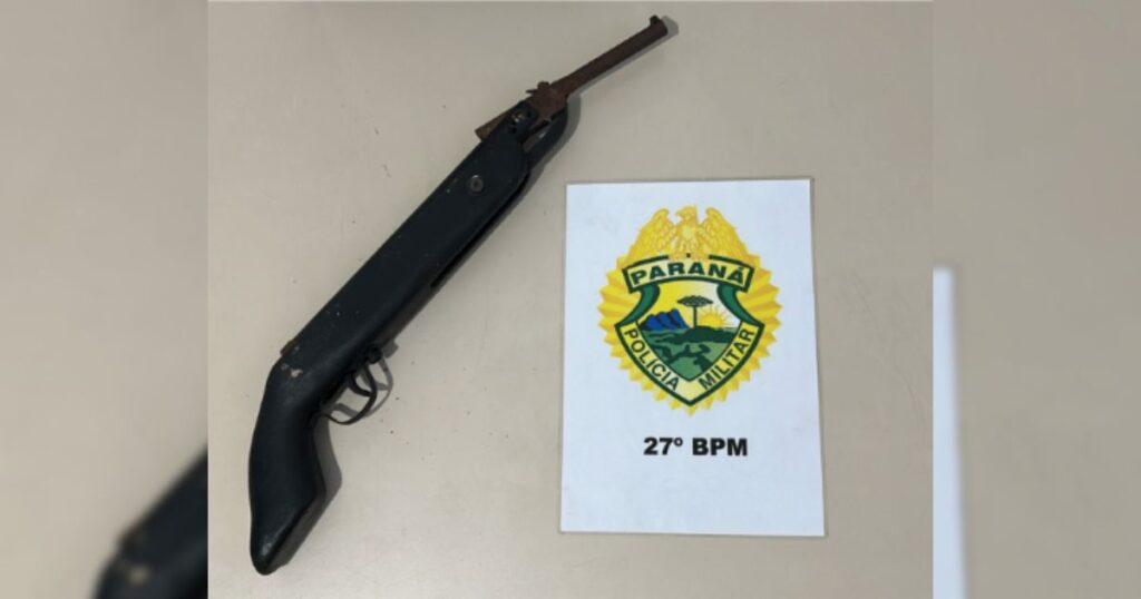 Homem é preso com arma de fogo artesanal em São Mateus do Sul