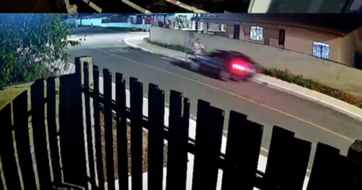 VÍDEO: câmeras de monitoramento mostram atropelamento de ciclista antes de autor atingir e matar professora em Três Barras