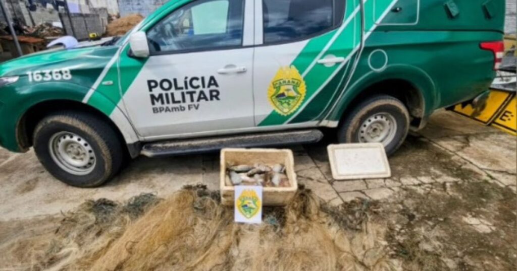 Quatro pescadores são presos pela Polícia Militar Ambiental em São João do Triunfo