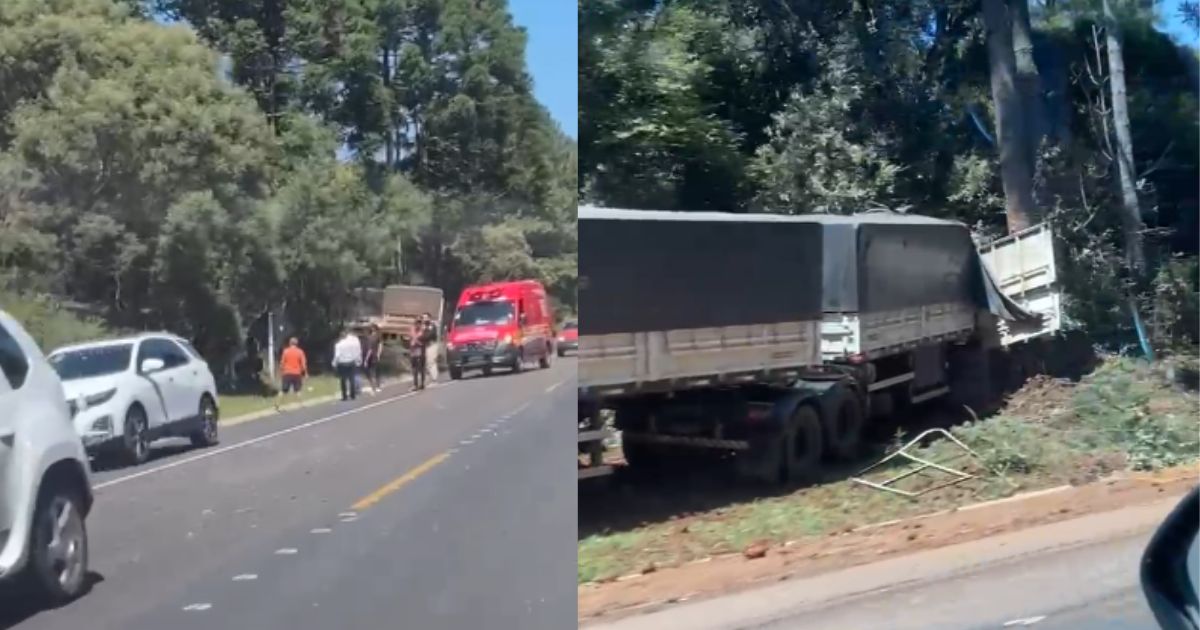 Atualização: oito pessoas ficam feridas em acidente na BR-280 em Três Barras