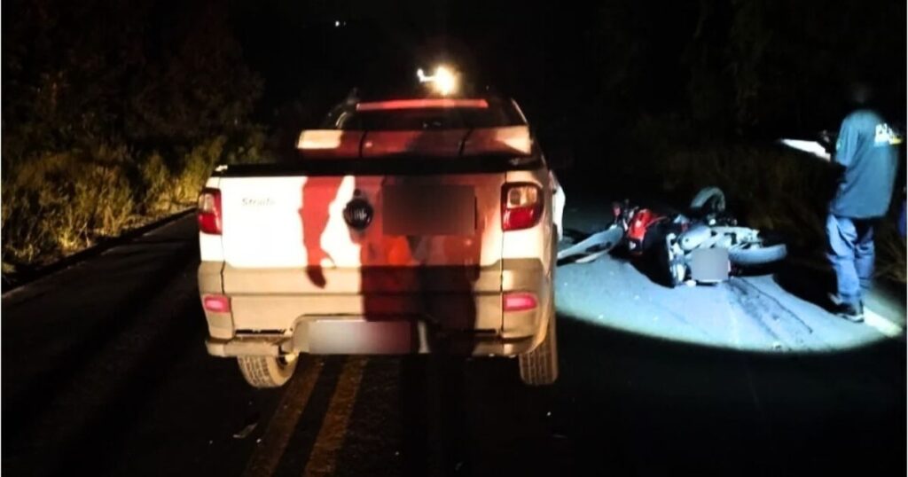 Motociclista morre em batida frontal na PR-151 em Ponta Grossa