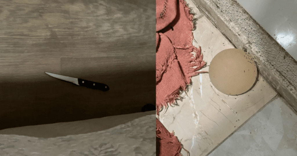 Homem arranca silicone da mulher com faca e a agride com socos antes de ser preso