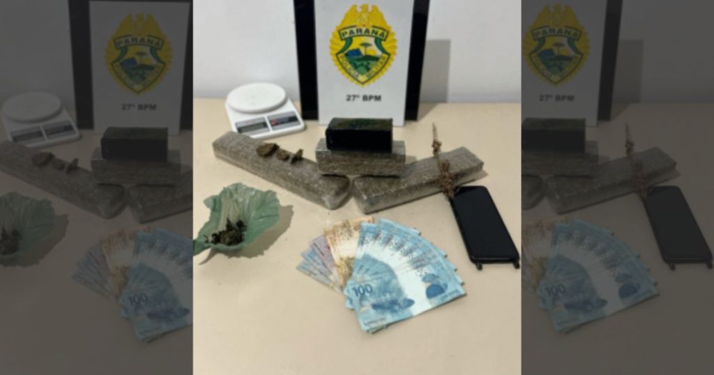 Homem é preso com 1,5kg de maconha em São Mateus do Sul