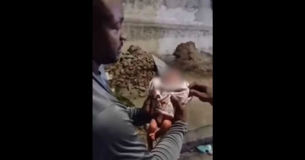 Vídeo: recém-nascida é encontrada viva em latão de lixo por garis