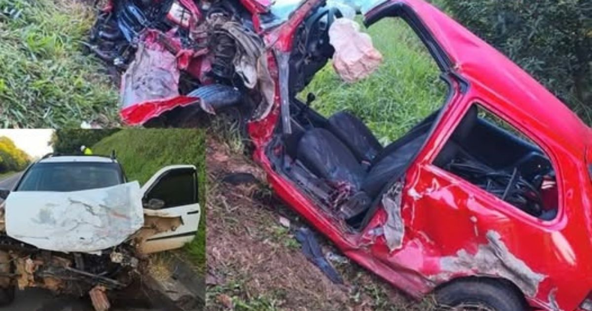 Grave acidente é registrado na BR-277 em Palmeira nesta quarta-feira