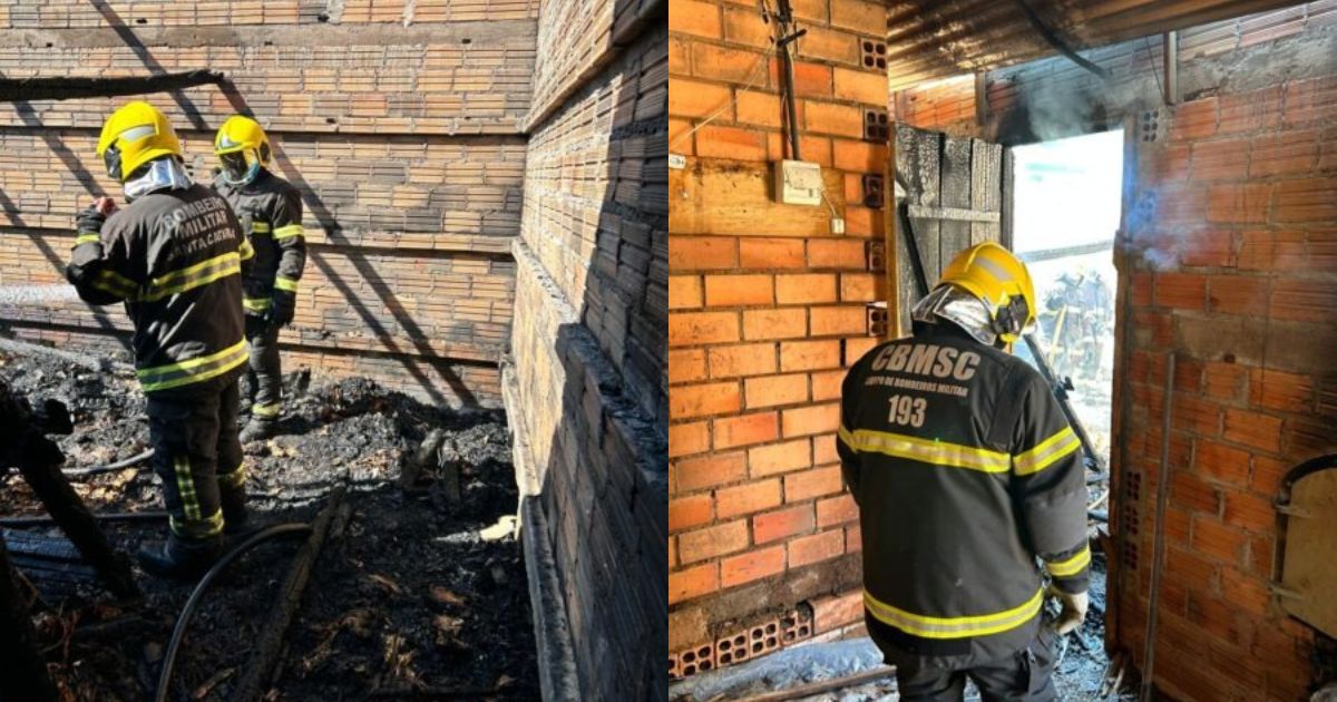 Incêndio atinge estufa usada para secagem de tabaco em Irineópolis