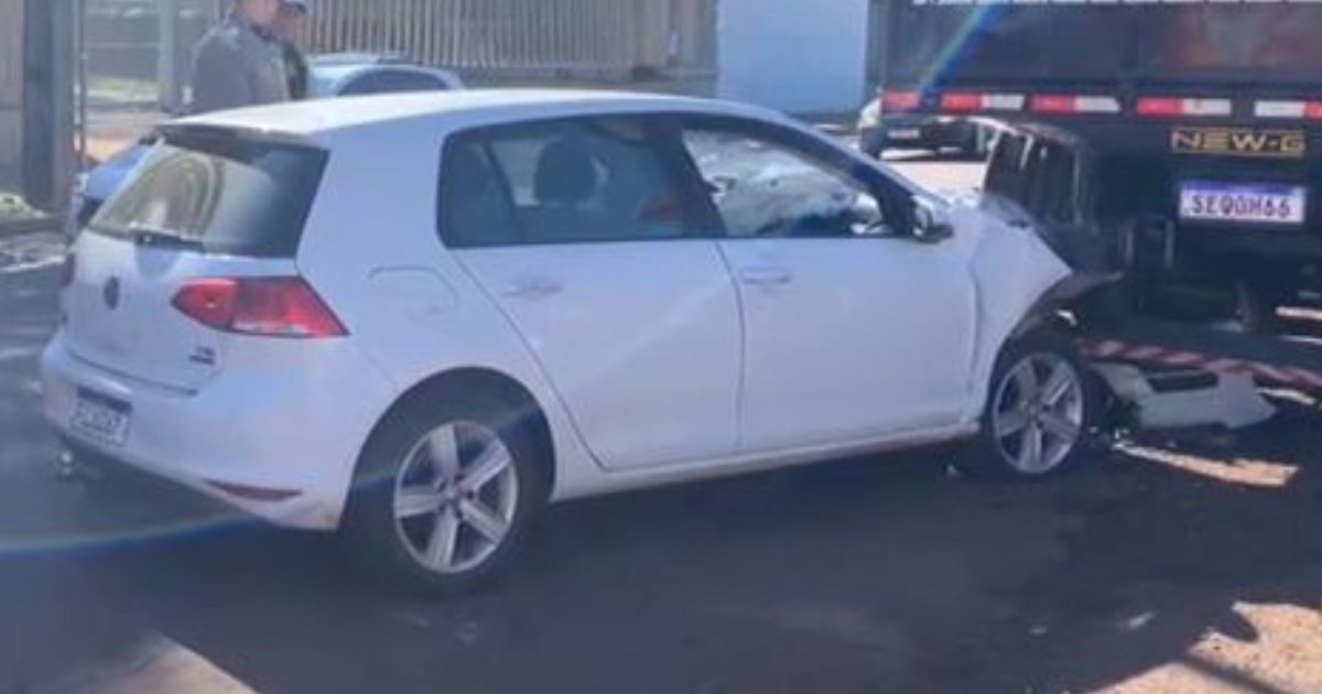 Abelhas picam motorista, homem perde controle da direção e bate contra caminhão no Paraná