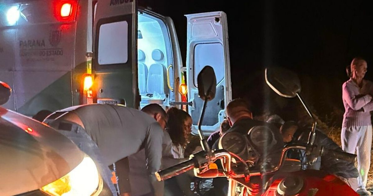 Colisão entre Carro e moto deixa homem ferido em São João do Triunfo